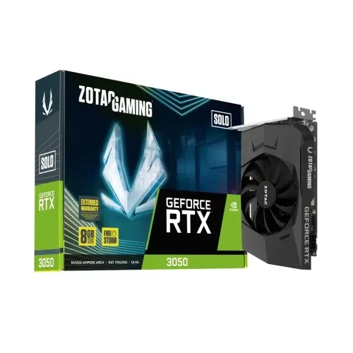 ZOTAC GAMING GeForce RTX 3050 Solo 8GB GDDR6 Graphics Card: A Gateway to Gaming Excellence